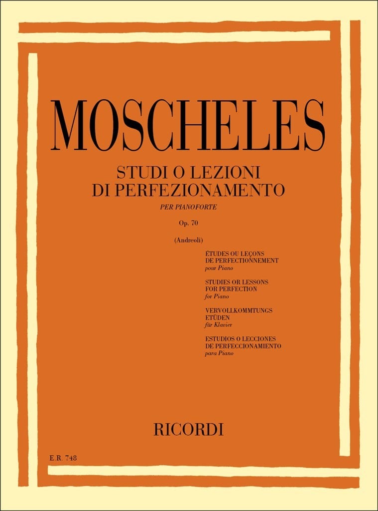 Studi O Lezioni Di Perfezionamento Op. 70